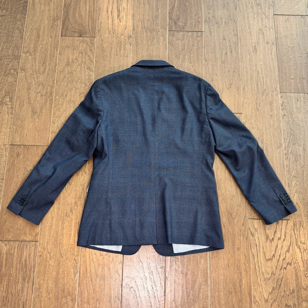 Banana Republic Dark Blue Slim Fit Men's Blazer - Picture 2 of 16